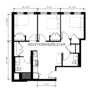 Northeastern/symphony Luxury 3 Bed 1.5 Bath BOSTON Boston - $5,950